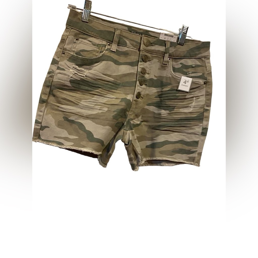 NWT Time and Tru Camo shorts Size 8